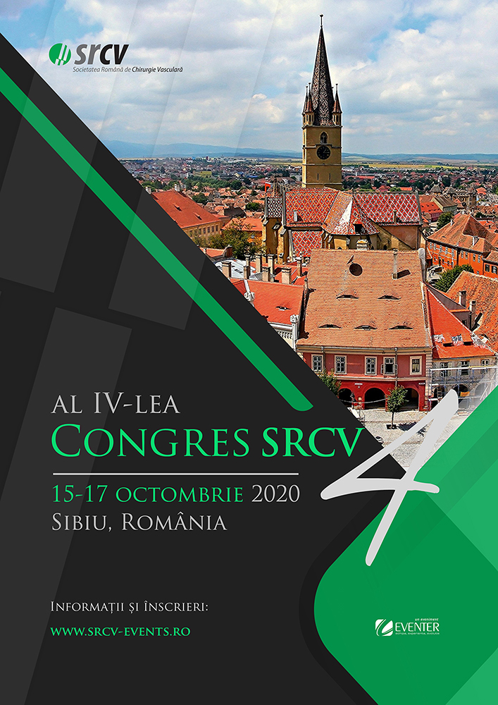 SRCV 2020 – Al IV-lea Congres al Societății Române de Chirurgie Vasculară
