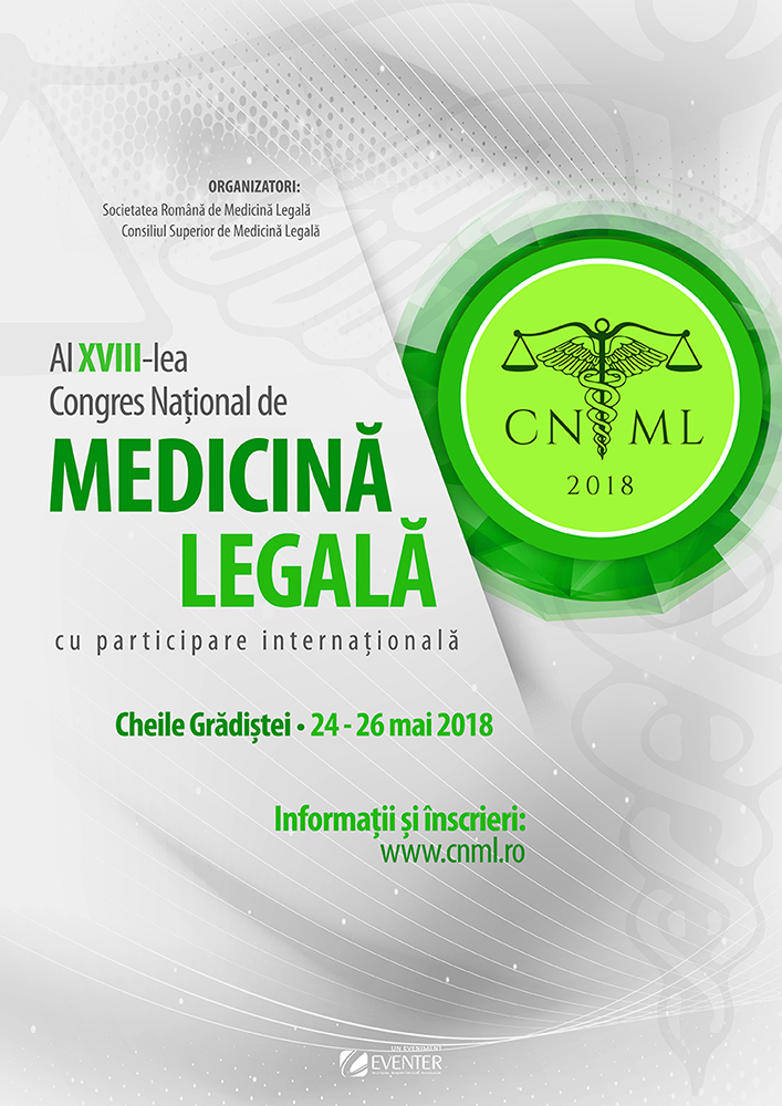 CNML 2018 – Al XVIII-lea Congres Național de Medicină Legală