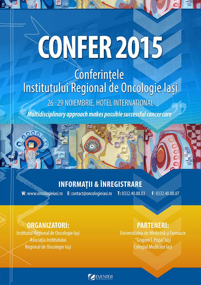 CONFER 2015 – Conferințele Institutului Regional de Oncologie Iași
