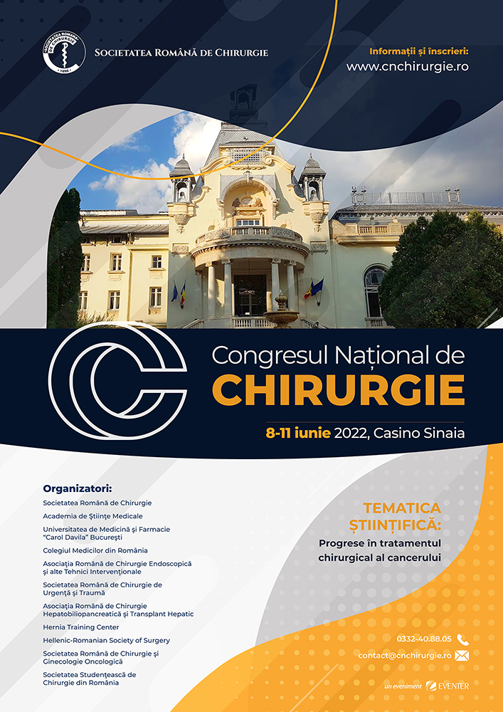 CNC 2022 – Congresul Național de Chirurgie