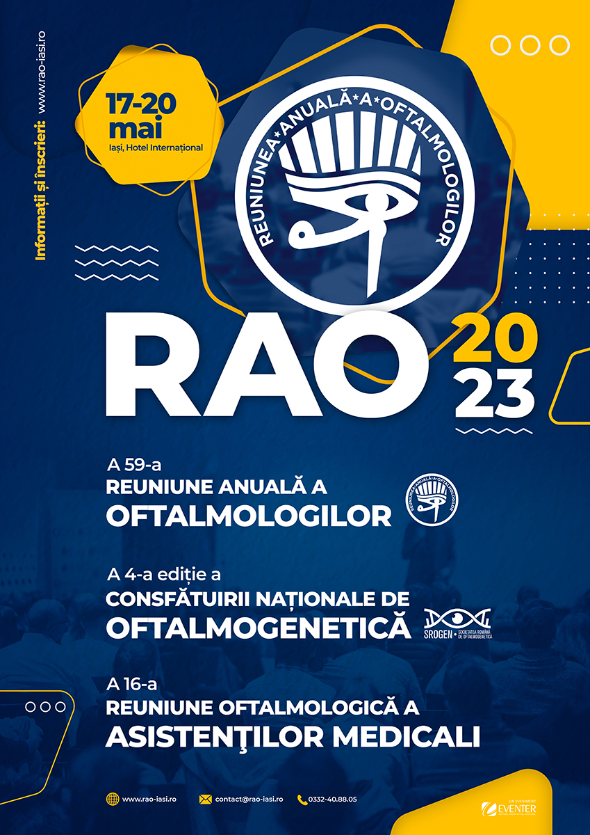 RAO 2023 – Reuniunea Anuală a Oftalmologilor