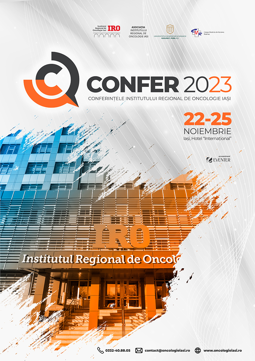 CONFER 2023 – Conferințele Institutului Regional de Oncologie Iași
