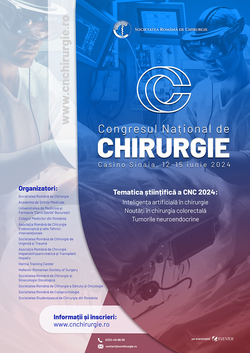 CNC 2024 – Congresul Național de Chirurgie