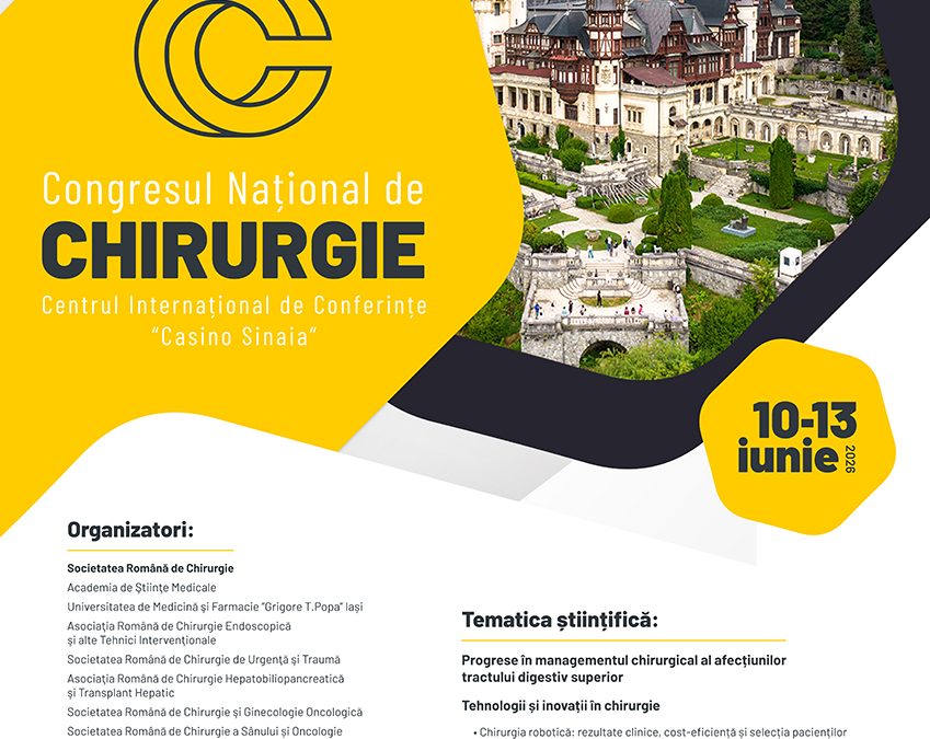 CNC 2026 – Congresul Național de Chirugie